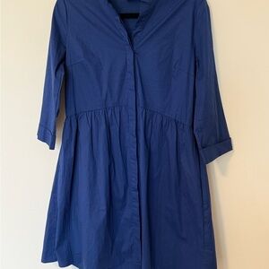 Tuckernuck Women's Cotton Poplin Royal Shirt Dress | Size Medium